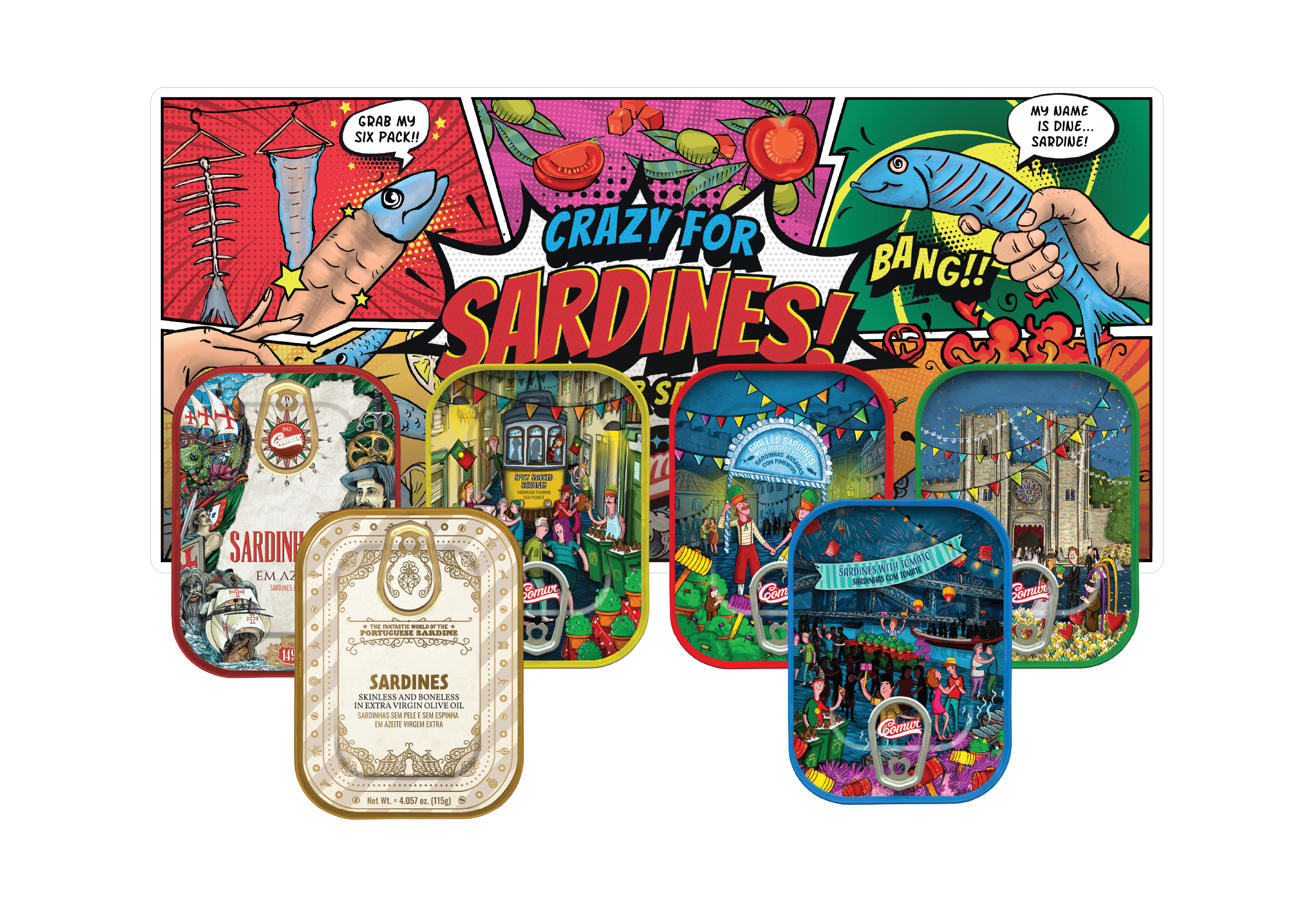 Crazy for Sardines Set – The Fantastic World of The Portuguese Sardine Crazy for Sardines Set – The Fantastic World of The Portuguese Sardine