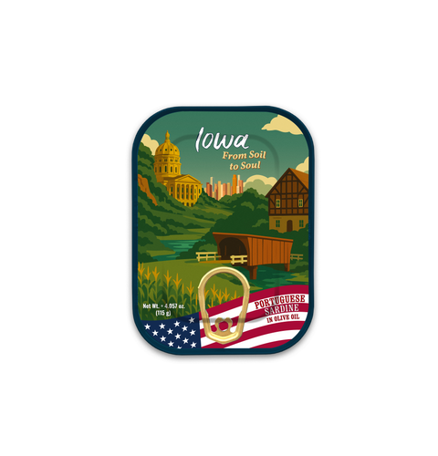 Iowa Tinned Sardines in Olive Oil