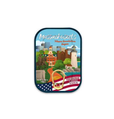 Massachussets Tinned Sardines in Olive Oil