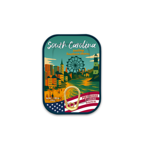 South Carolina Tinned Sardines in Olive Oil