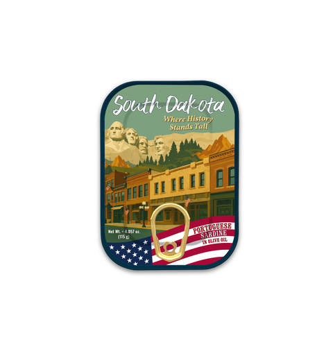 South Dakota Tinned Sardines in Olive Oil