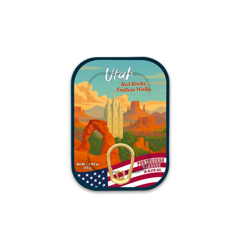 Utah Tinned Sardines in Olive Oil