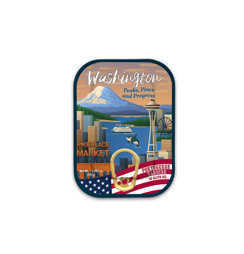 Washington Tinned Sardines in Olive Oil