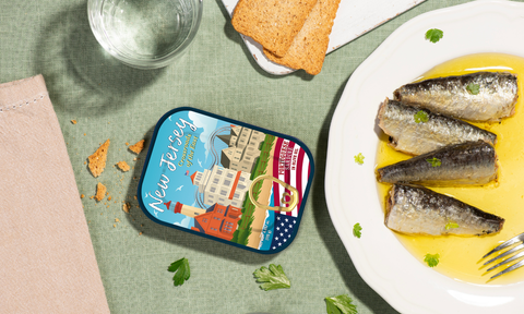 New Jersey Tinned Sardines in Olive Oil