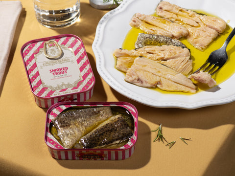 Smoked Trout in Olive Oil