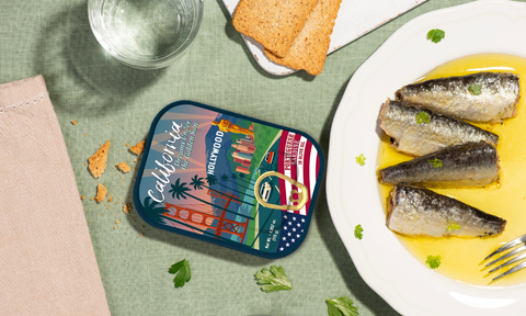 California Tinned Sardines in Olive Oil