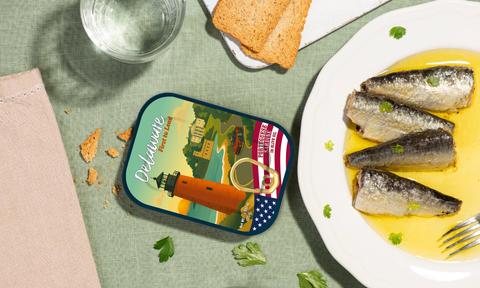 Delaware Tinned Sardines in Olive Oil