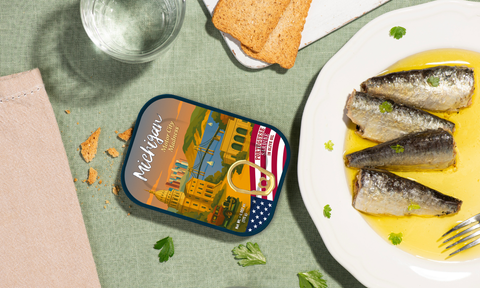 Michigan Tinned Sardines in Olive Oil