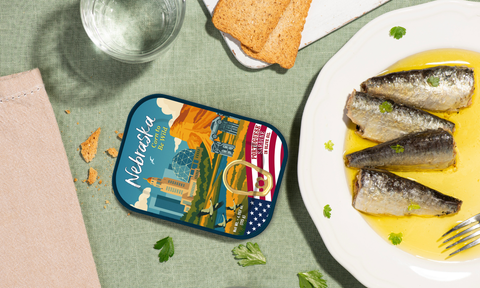Nebraska Tinned Sardines in Olive Oil