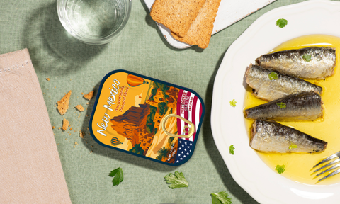 New Mexico Tinned Sardines in Olive Oil