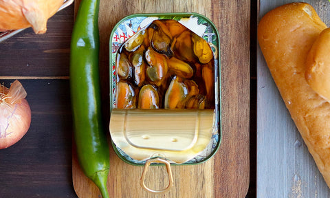 Smoked Mussels in Olive Oil