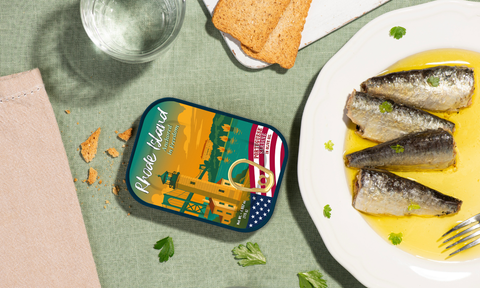 Rhode Island Tinned Sardines in Olive Oil