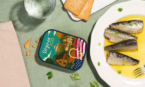 Virginia Tinned Sardines in Olive Oil