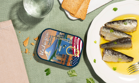Washington Tinned Sardines in Olive Oil