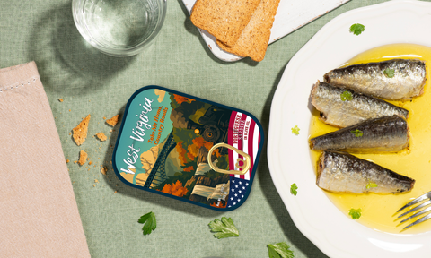 West Virginia Tinned Sardines in Olive Oil