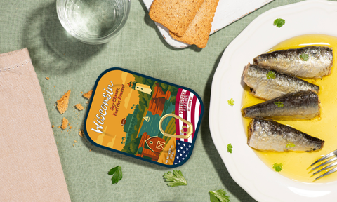 Wisconsin Tinned Sardines in Olive Oil